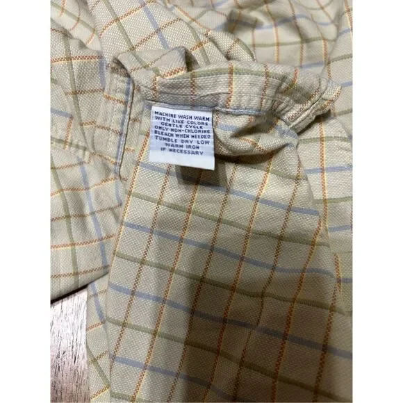 Alan Flusser Mens Multicoloured checked Shirt Size Medium - Picture 6 of 8